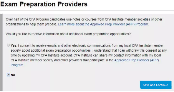CFA報名流程