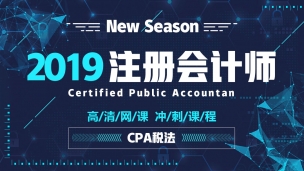 2019CPA沖刺串講課——稅法