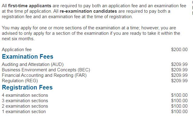 USCPA考试费用需要花费多少钱？